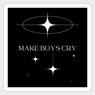 Make Boy's Cry Sticker